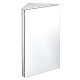 L'armadio specchio da bagno Harima è un elegante design con una struttura in acciaio inossidabile.