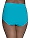 Fruit of the Loom Women's Underwear Breathable Panties (Regular & Plus Size), Brief-Cotton Mesh-6 Pack, 6