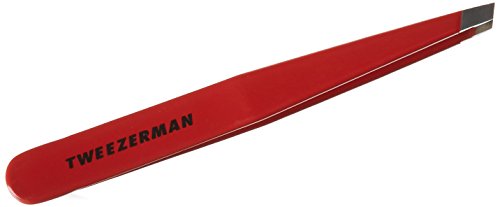 Tweezerman Slant Tip Red Enamel Tweezer