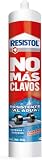 Resistol No Más Clavos Resistente al Agua, pegamento para reparaciones, pegamento para madera, metal, vidrio y más, adhesivo de montaje para...