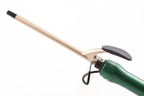 Image of HNK Professional Green EMERALD 9MM Hair Curler with Digital Temperature Control - Fast 15 Sec Heat Up | Instant Heat Recovery | Soft Touch Grip | 3m Swivel Cord | Available in 8 Barrel Sizes (9mm-32mm)