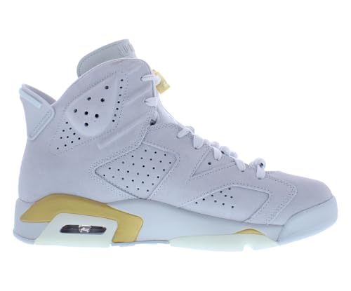 Image of Air Jordan 6 Retro Pearl Women's Shoe (DQ4914-074, Pure Platinum /Metallic Gold /Coconut Milk)