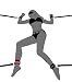 Bed Restraints Kit Under Bed Bondage Eye Mask Blindfolds Soft Wrist and Ankle Handcuffs with Restraint Straps Rope for Couples Sex (A)