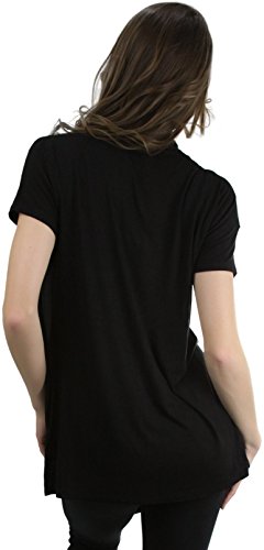 Image of ToBeInStyle Womens Open Front Casual Shrug Lightweight Layering Cardigan Sleeveless or Short Sleeve