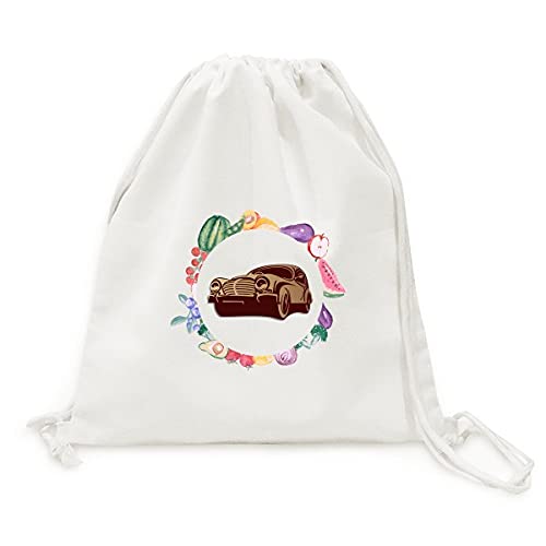 Sac en tissu pliable à sangle cabas fruits et légumes rouge profond classique
