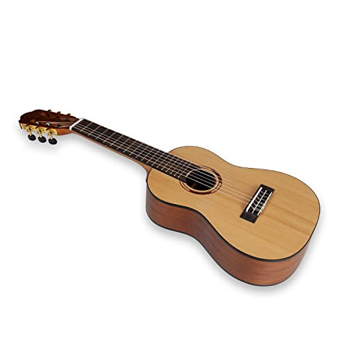 Tario 1/4 Size Acoustic Classical Guitar 30 Inch Travel Guitar Guitarlele With Case Spruce Top Mahogany Body Okoume Neck #TOP4