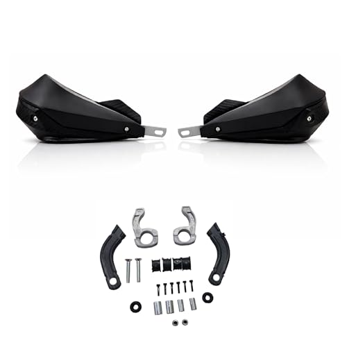 Image of Universal Motorcycle Hand Guard Wind Protector | Durable ABS Handguards for All Bikes Model (Black)