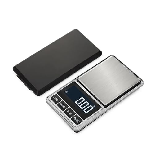 Básculas Digitales, Báscula de bolsillo de 0,01 g, balanza electrónica digital, báscula portátil(1kg-0.1g)
