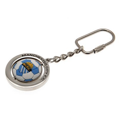 Manchester City F.C. Spinner Keyring FB