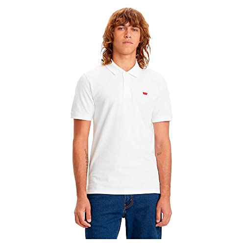 Levi's Slim Housemark Polo Shirt, Bright White, XL Homme Levi's Slim Housemark Polo Shirt, Bright White, XL Homme