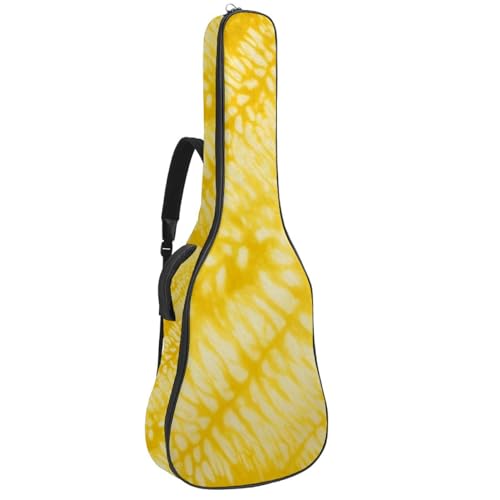 Sac pour guitare étanche housse de protection acoustique 101,6 104,6 cm jaune