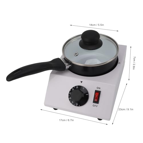 Máquina eléctrica para derretir chocolate 1kg control manual miniatura 5