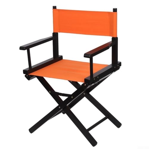 Drhomeam Directors Chair Canvas Replacement Covers Kit for Directors Chairs, Canvas Seat White Black Red Rainbow(Orange)