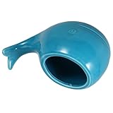 SHOWERORO Taza de Cerámica Creativa Azul Forma de Ballena Copa de Vino y Cóctel Original para Uso Doméstico Diseño Divertido y Portátil Adecuado para Regalar en Hogar y Cocina