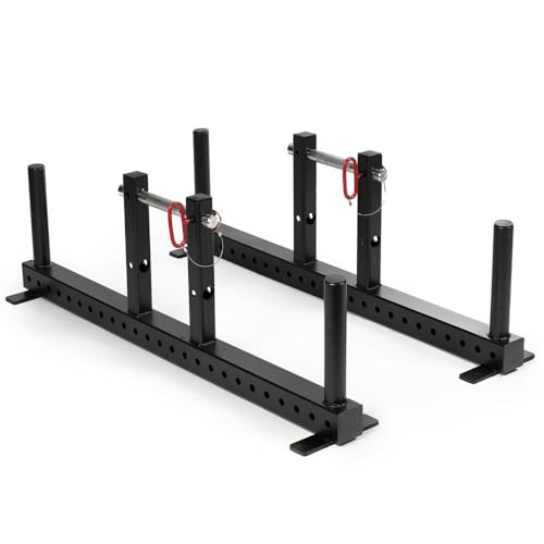 Titan Fitness Upright Farmers Walk Handles, Farmer Carry Training, Rated 500 LB Each, Grip Strength...