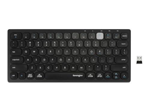 Clavier compact multi-appareils Kensington K75502DE Bluetooth noir pour Windows et Mac