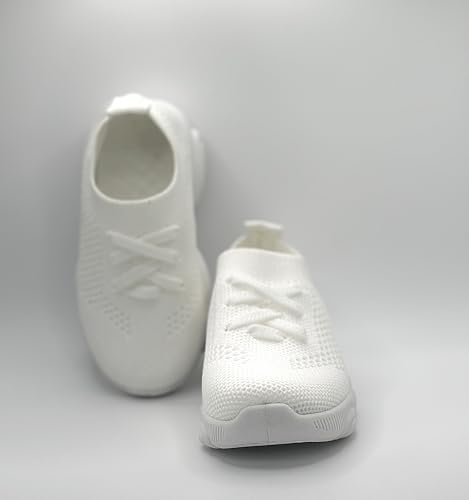 Toddler Sneakers, Lightweight Breathable Slip-On Shoes for Boys and Girls, Pink2