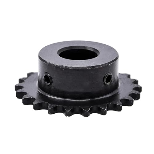 Bevel Gear Pinion Hardware Mechanical Bicycle Chain Gear 45# Steel 10 Teeth Industrial Sprocket Wheel with Top Wire Bore 5mm 6mm 8mm 10mm(5mm)