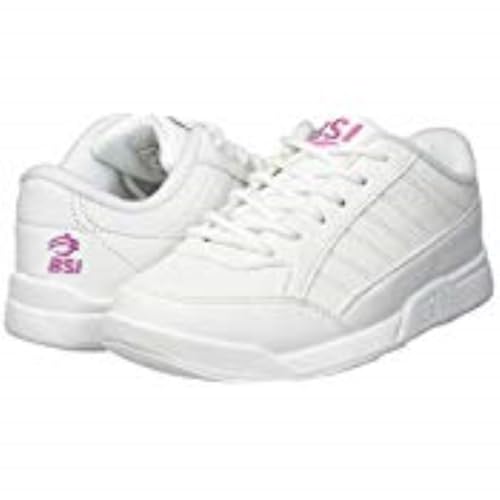 Dexter Youth Raquel LX Bowling Shoes (for Right or Left Handed Bowlers- Universal Slide Soles on Both Shoes) Jr Bowling Shoes - Black/Blue/Pink Glow 3