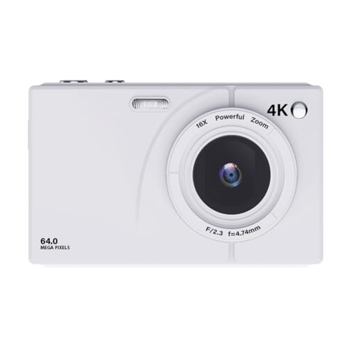 Caméra numérique 4K CCD 64MP avec carte mémoire 64 Go et zoom 16X
