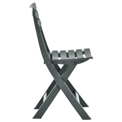 Chaise de jardin pliante stable légère et confortable lot de 2 chaises - 5
