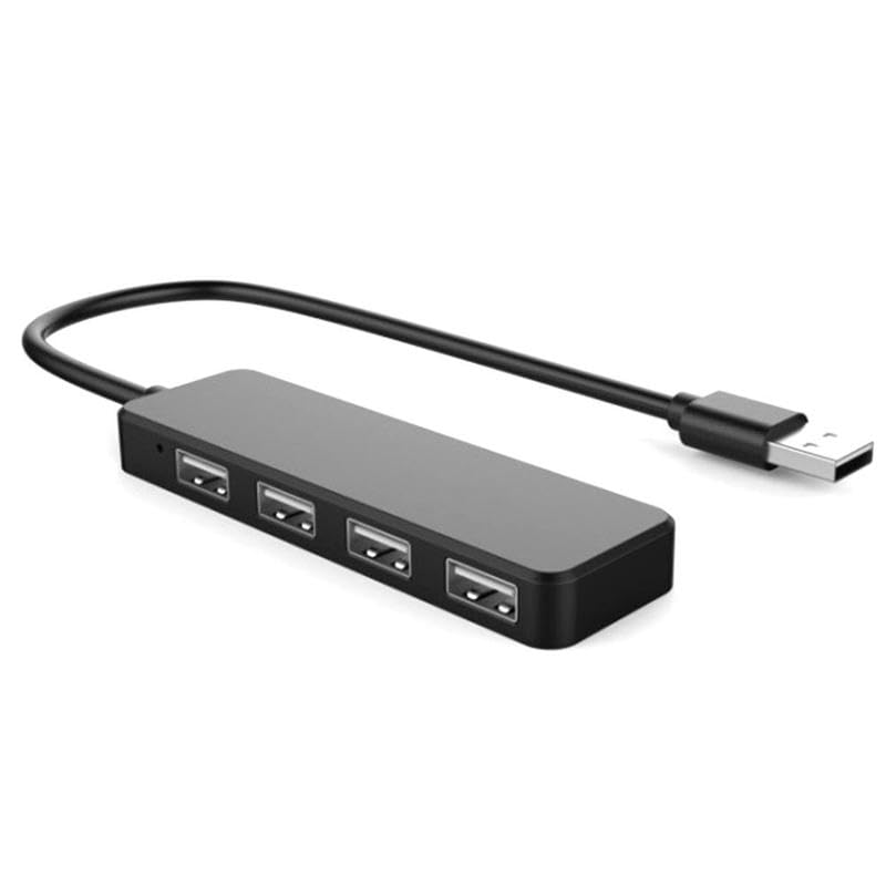 USB Hub Splitter USB 4-Port Adapter Extender for Laptop PC Surface Pro and More