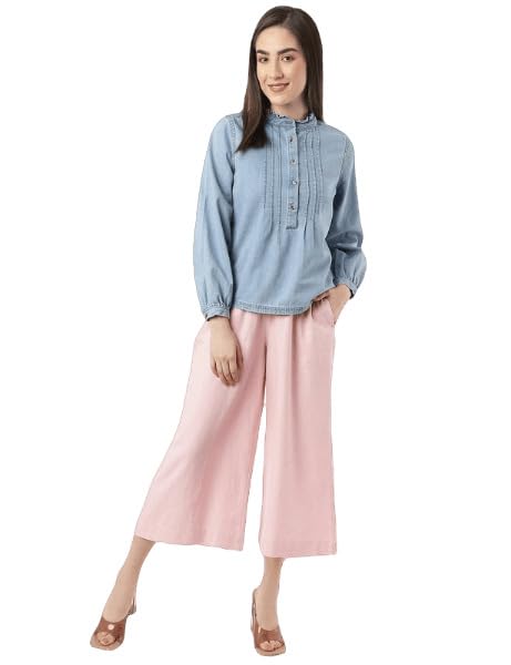 Image of Marks & Spencer Women's Regular Fit Mid Rise Pants
