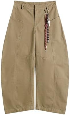 Aelfric Eden Baseball Chain Baggy Barrel Pants for Women Men Wide...