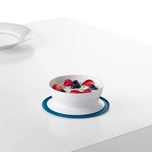 Prato ( Bowl) com Suporte de sucção - Azul Marinho, OXOtot, Azul Marinho