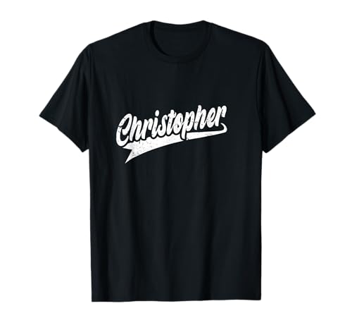 Bild: 70er Jahre Retro Name Christopher T-Shirt f�r 14,99 EUR bei amazon.de