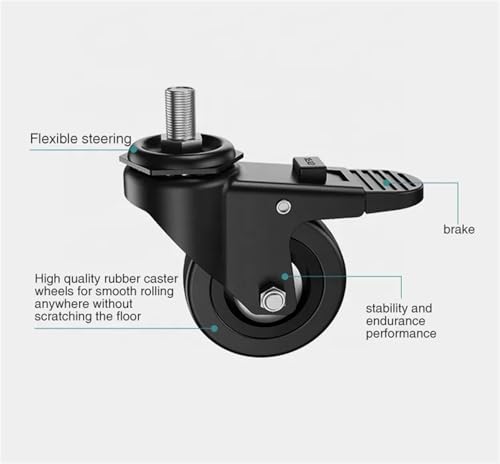 Soporte móvil para TV con elevación ajustable 1350-1650mm miniatura 7