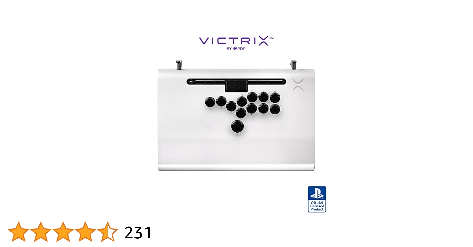 PDP VICTRIX PS5 PRO FS-12 FIGHTSTICK – Biały bez dźwigni