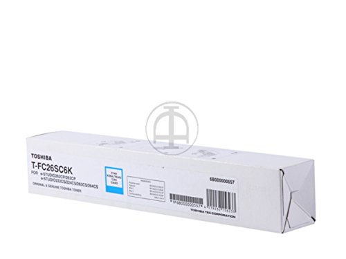 Toner cyan Toshiba E-Studio 222 CS original pour impression de rapports professionnels