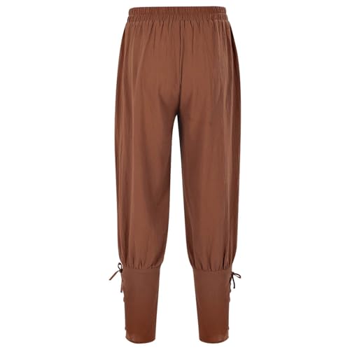 Pantalones renacentistas elásticos para hombre que evitan la rigidez 6