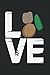 Produktbild Love: A5 Notizbuch, 120 Seiten blank blanko, Mineraliensammler Liebe Steine Kristall