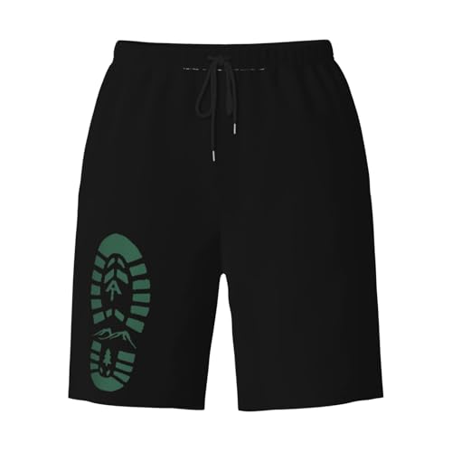 Appalachian Trail Marker Hike Hiker Men's Quick-Dry Board Shorts 7" - Swim Trunks Summer Hawaii Beach3