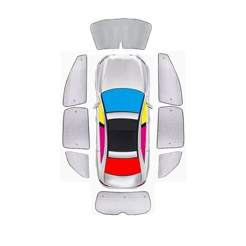 Pare-soleil voiture pour Hyundai Santa Fe 2001-2012 kit complet