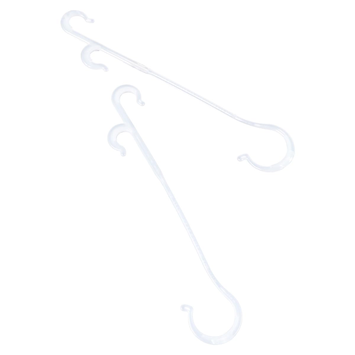 NUOBESTY Crochets D’Attache pour Plantes de Tomate en Nylon Blanc, Serrage Tomate de Jardin, Fournitures pour Plantes Suspendues 850 Pièces