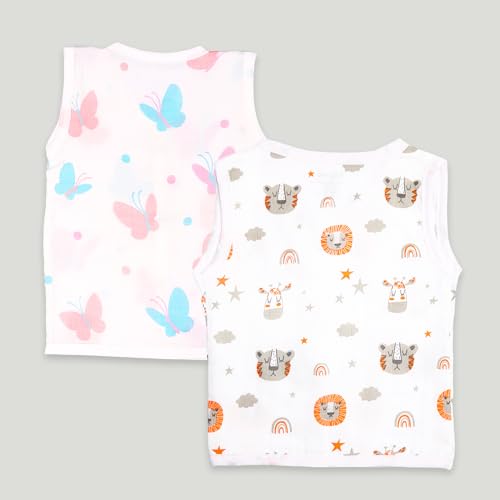 Image of Kidbea Extra Soft Mulmul Cotton Jhabla Cloth for New Born Baby Set