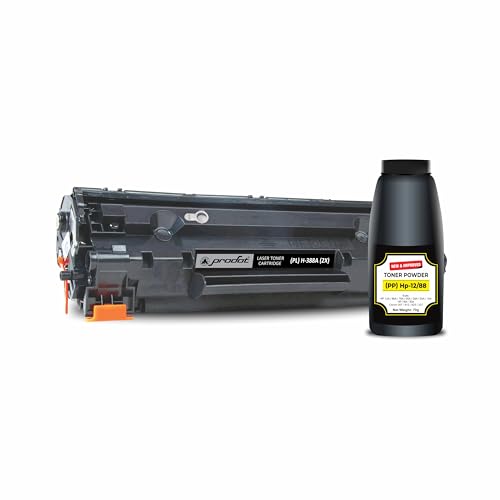 Image of ProDot 88A Toner Cartridge Easy Refill Combo Pack (1 Cartridge + 88A Toner Powder-70g) I Replaces HP CC388A Compatible with HP LaserJet P1007 /P1008 /P1106 /P1108 /M1136 MFP /1213nf MFP /1216n