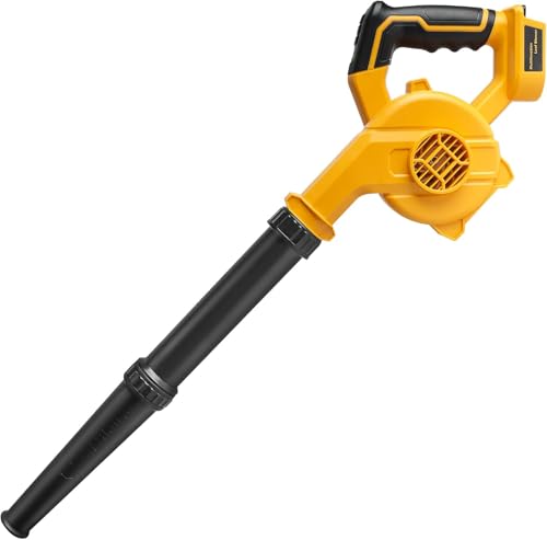 Powarobor Soffiatore senza fili, compatibile con batteria Dewalt da 18 V, soffiatore elettrico da...