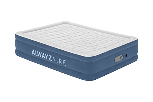 Bestway 80" x 60" x 18"/2.03m x 1.52m x 46cm AlwayzAire Air Mattress Queen Built-in Dual Pump – Image 5