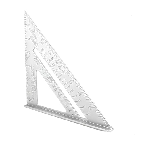 Regla Triangular 7 Pulgadas Aleación de Aluminio miniatura 1