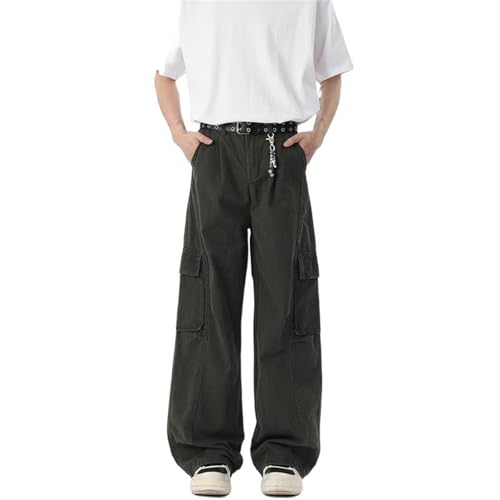 Pantalon cargo à poches multiples homme volumineux sans sac à dos encombrant