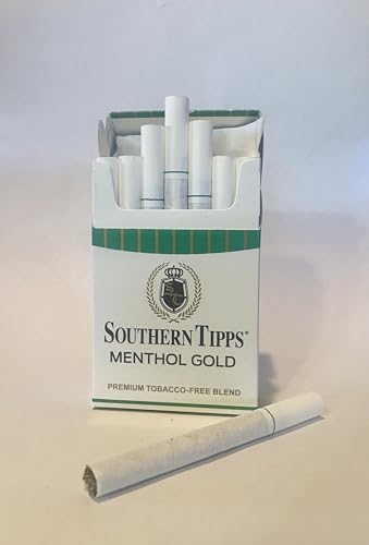 Southern Tipps Menthol Gold Pack (20 Sticks) - Tobacco Free - Nicotine Free - Herbal - Cigarette Alternative thumb #3
