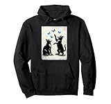 Cats Butterflies Stencil Graffiti Wall Art Urban