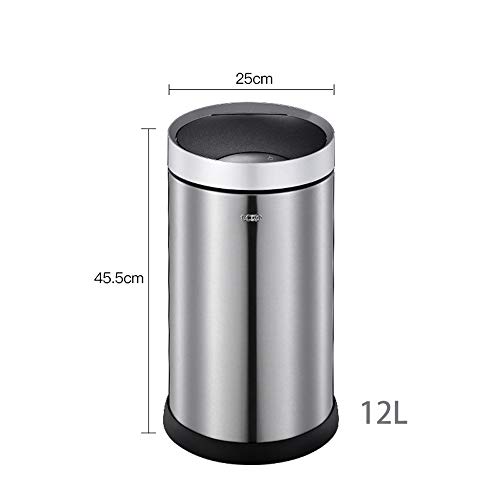 Papelera de inducción para sala de estar y baño moderno con tapa automática 2