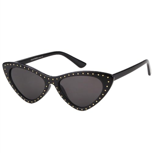Lunettes de soleil œil de chat rouge vintage pour briller lors de vos festivals d été