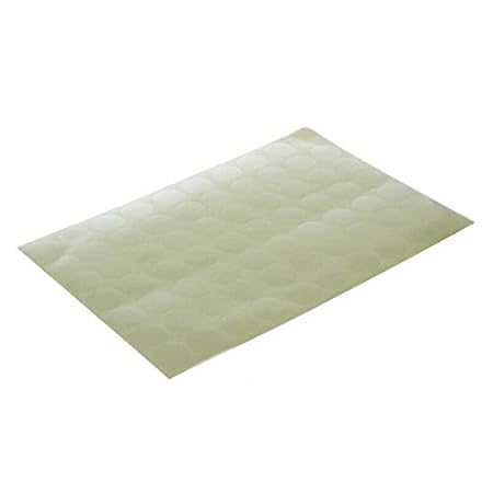 ELECTROPRIME 1050 Crystal Clear Round Stickers 19mm Stick Adhesive Seal Label O8L3