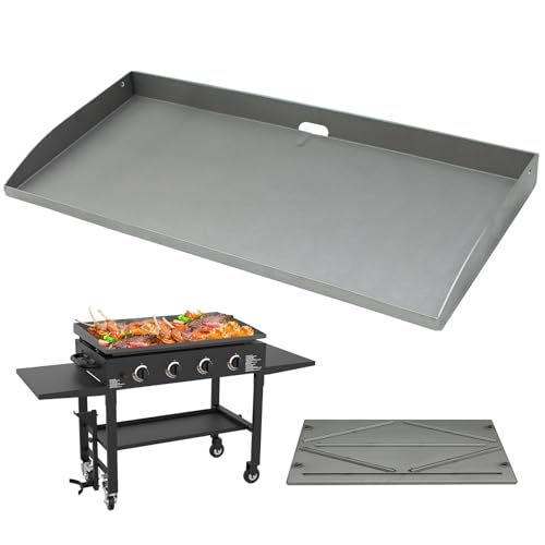 SafBbcue 36 inch Griddle Replacement Top for Blackstone 36 4 Burner Griddle Grill Blackstone 36 inch Grill 1554 1565 1841 2149 1836 1984 Replacement Top Heavy-duty Steel